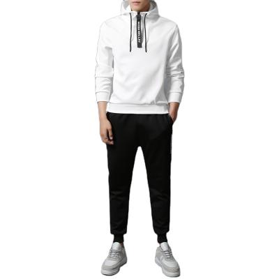 China Latest Design Mens Breathable Pull Over Sweatshirt Solid Color Workout Suit Slim Fit Windproof Zipper Hoodies for sale