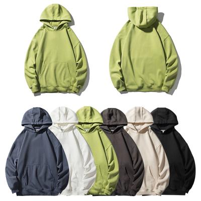 China Wholesale Soild Color Mens Anti-wrinkle Sweatshirt Hoodies Custom Long Sleeve Pullover Logo Oversized Hoodie For Men for sale