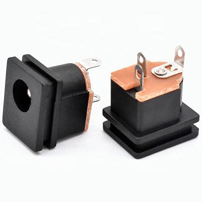 China DC Power Jack DC015 Square DC Power Socket DC-015 5.5/2.1 2.5 mm 2.1mm 2.5mm 5.5mm 55 21 25 5521 5525 female jack dc 015 connector jack for sale