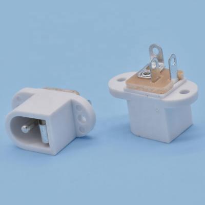 China DC DC-016 5525 Residential/General Purpose/Industrial White Socket 5521 3 Pins dc 016 Impact Area 5.5*2.1MM 5.5X2.5 mm DC016 Charging Hole Jack for sale