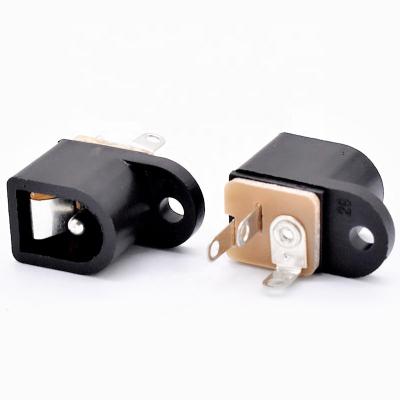 China plug & dc 016a female max screw mounting hole dc jack 5521 5525 5.5 2.1 2.5 55 25 21 mm dc 016a power connector dc plug/socket/socket for sale