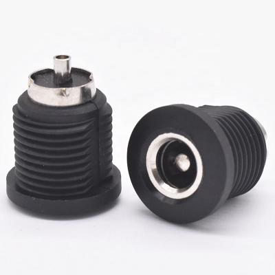 China DC022 5.5*2.5 Round Residential/General Purpose/Industrial Power Socket With Mounting Screw DC-022 5521 5525 AC 5.5*2.1 conversion dc 022 female hole plug for sale