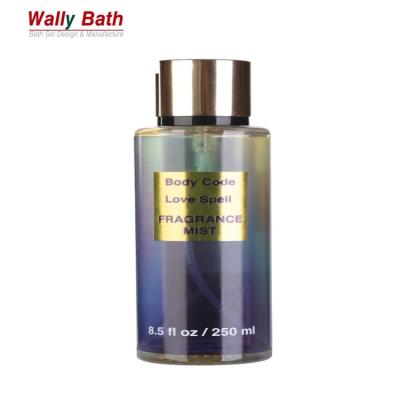 China Wally Bath Wholesale 250ml Bodymist Victoria Fragrance Deodorant Body Spray Antibacterial Perfume Body Mist for sale