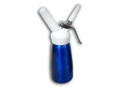 China Red or Blue 250ml Aluminum Cream Whipper, Professional Cream Whipper, OEM/ODM Services, Whipped Cream Sispenser Te koop