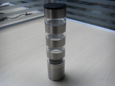 China Handle Stainless Steel Pepper Mills / Stainless Steel Salt And Pepper Grinder for sale