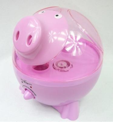 China 35W 220V Pink desktop Room Fragrance Ultrasonic Cool Mist air purifier Humidifier for sale