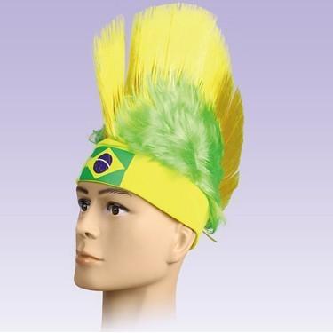 China 135 g / pc Fan Wig  56cm x 21cm 2014 World Cup Brazil Souvenirs for sale