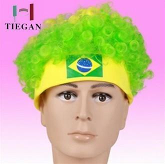 中国 2014 World Cup Brazil Souvenirs Fan Wig With 75 g / pc , 56cm x 21cm 販売のため