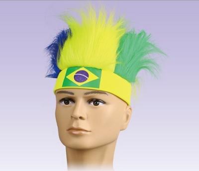 China Fan Wig For 2014 World Cup Brazil Souvenirs For Women / Men à venda