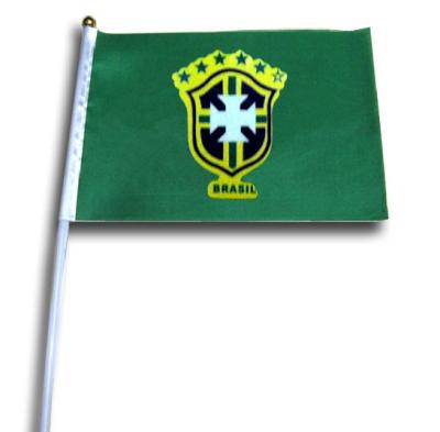 중국 14cm x 21cm Fan Flag With Plastic Stick 30cm For 2014 World Cup Brazil Souvenirs 판매용