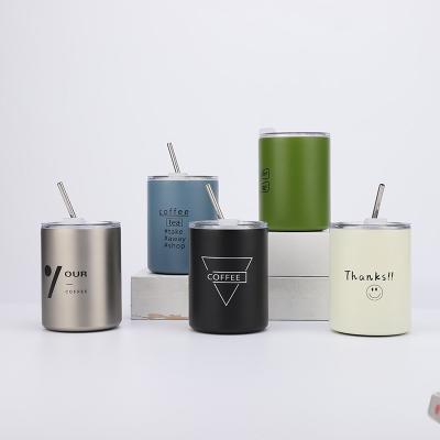 China Sustainable Hot Sale Wide Mouth Mugs Vacuum-Insulated Stainless Steel Coffee Tumbler 350ml Travel Mug Tea Cup for sale