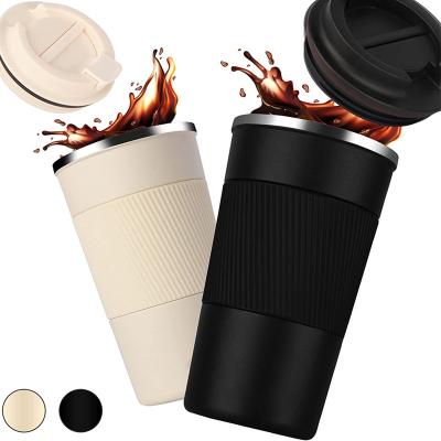 China Sustainable Stainless Steel Insulated Mug Travel coffee Mug Vacuum Leak-proof Travel Mug with Lid Double Walled Insulated for sale