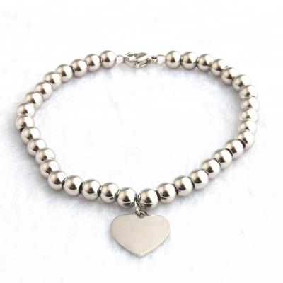 China Stainless Steel Bracelet NeeFu WoFu Women's Fashion Pop Classic Charm Heart Handmade Metal Bracelet Stainless Steel String Pendant Bracelet for sale