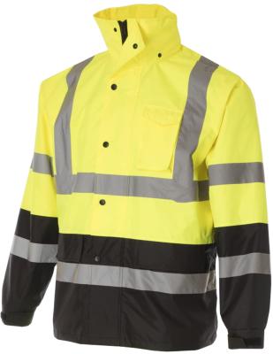 China Lightweight Construction Clothing Unisex-Adult Safety Reflective Clothing Outdoor High Visibility Waterproof Breathable Reflective Rainwear for sale