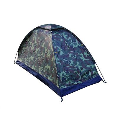 China Diamond Ground Nail Hexagonal 1 Person One Layer Camouflage Tactical Combat Urtralight Camping Tent Outdoor Climbing Rise Tent for sale