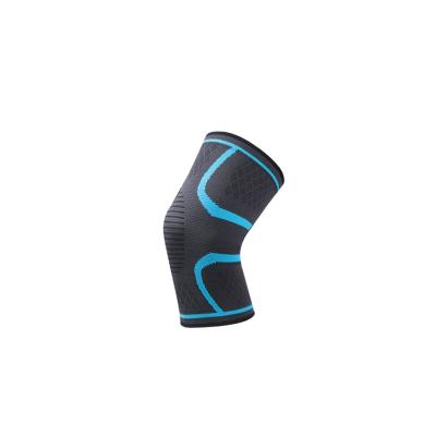 China Universal Adjustable Elastic Shockproof Protective Sleeve Gym Fitness Training Nylon Brace With Knee Pads for sale