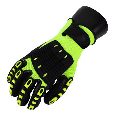 China Comfortable Tpr Fit And Shock Resistant Anti-smash And Puncture Resistant Tpr Mechanical Reflective Protective Gloves for sale