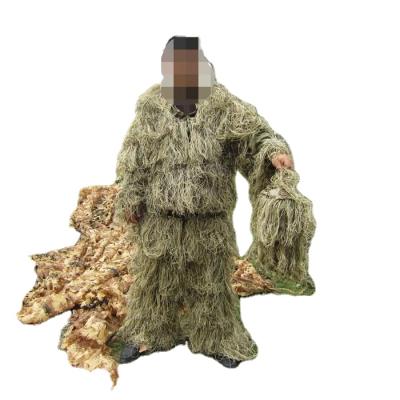 China Forest Product 3d Outdoor Hunting Durable Woodland Working Hunting Camouflage Military Ghillie Suit Camouflage Clothing Ghillie Suit for sale