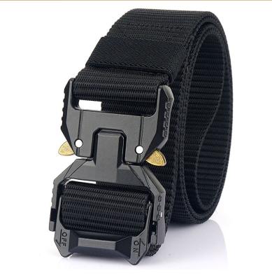 China Tactical Work Belt Outdoor Hunting Hard Alloy Quick Open Buckle Military Army Belt Pluggable For Tactical Military Belt for sale