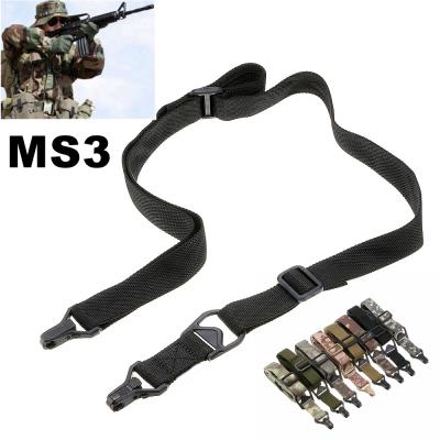 China 2 Point Tactical Sling Outdoor Hunting Adjustable Quick Detach Rifle Launch Camera Leash High Quality Nylon Hunting Gun Accessories for sale