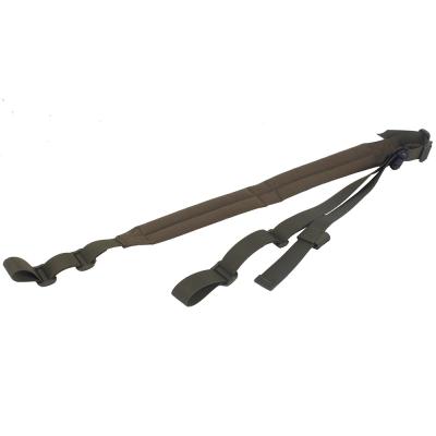 China One Single Adjustable Strap Gun Sling Outdoor Bungee Hunting Tactical Military Shooting Hunting Tactical Gun Sling for sale