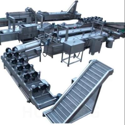 China food & Beverage Plant French Fries Processing Machine Frozen French Fries Plant for sale