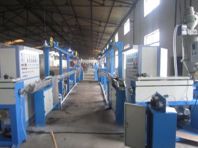 China PLC Hdpe Pipe Extrusion Machine , Horizontal High Speed Screw Extruder Machine for sale