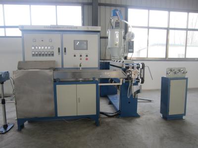 China Double Wheel Capstan Type Plastic Extrusion Machinery PU Extrusion Production Line HT-NL-50 for sale