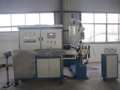 China Custom Extruder Plastic Machine , Cable Wire Coating Extrusion High Running Stability HT-HF-200 for sale