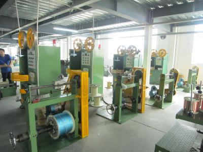 China Electric Cable Wrapping Machine With PLC Control System 5M/Min Max Wire Speed for sale