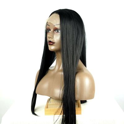 China Wholesale Custom Heat Resistant Natural Hairline Body Wave Synthetic Lace Hair Wigs With Straight Lace Front Wigs For Women for sale