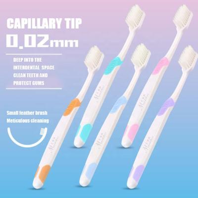 China Disposable Single Pack Disposable Soft Hair Chef Travel Tooth Protector Eraser Eraser Cleaning Toothbrush OEM Custom Design Wholesale for sale