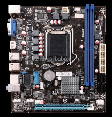 China Esonic Desktop Computer Motherboard H110 2xDDR3 LGA1151 Socket for sale