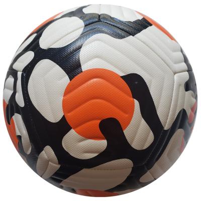 China PU Customized Logo Football Size 5 Machine Stitched PU Soccer Ball for sale