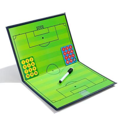 China PU Hot Selling Magnetic Folding Portable Football Soccer Coach Tactics Board for sale