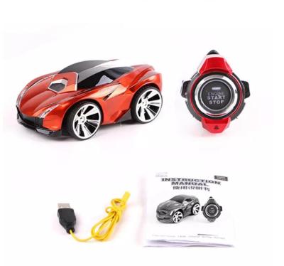 China Small Car Voice Control Smart Watch RC Car Hobby Toy Remote Control Car Toy Comes Christmas Gift for sale