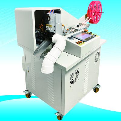 China CLOTHING Ultrasonic Computer Folding And Cutting Machine Automatic Band Loop Making Machine for sale