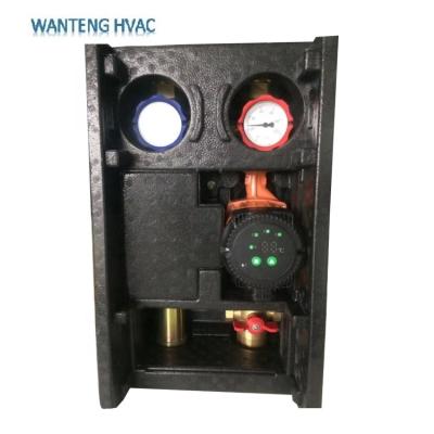 China Modern Product Wholesale Brass Thermostatic Pumping Group For Floor Heating System for sale