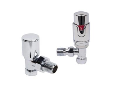 China Energy Saving Thermostatic Valve And Thermostat B&Q Radiator Remote Valves for sale