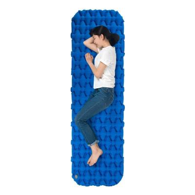 China New type bamboo ultralight thick simple outdoor camping inflatable moisture-proof mat for sale