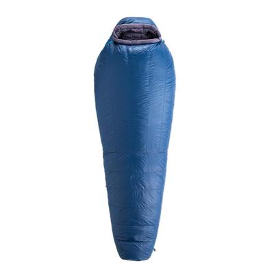 China Single Envelope Lightweight Thick New Type Warm Outdoor Camping Down Sleeping Bag for sale