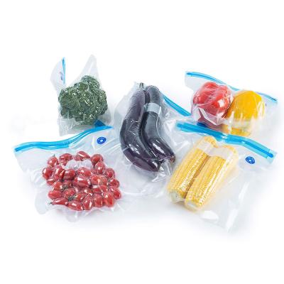 China Sustainable Reusable Low Temperature Vacuum Bag Food Vacuum Sealer Machine Storage Bag for sale