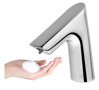 China Viable Copper Faucet Touchless Hand Sanitizer Dispenser Foam Gel Sensor Automatic Soap Dispenser for sale