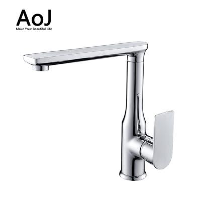 China High Sense Faucets Durable 360 ​​Degree Rotate Single Hole Deck Mounted Kitchen Faucets for sale