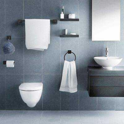 China Sustainable European 5 Star Hotel Foue-piece Set Bathroom Accessories Stainless Steel Material Pendant for sale