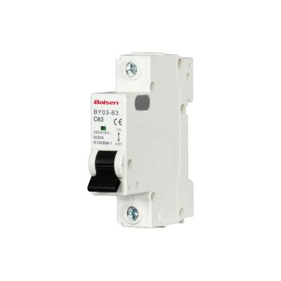 China DZ47-63 C65 Moto Industrial Control 6A-63A Circuit Breaker MCB Switch 6KA for sale