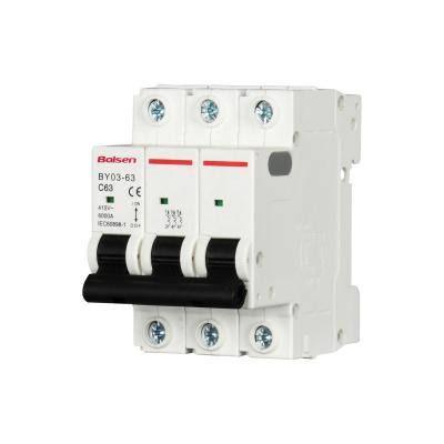 China High Quality Solar System C65 50HZ/60HZ 230V/400V 1P 2P 3P 4P 6A-63A DC MCB Miniature Circuit Breaker With IEC 6KA CE Approved for sale