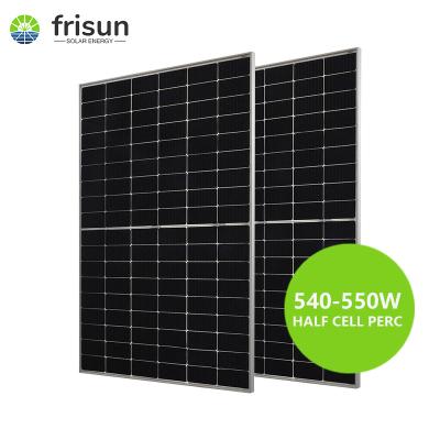 China Solar Power System Frisun  double glass  Panel mono 550w 560w 570w Bifacial solar panel for hospital for sale