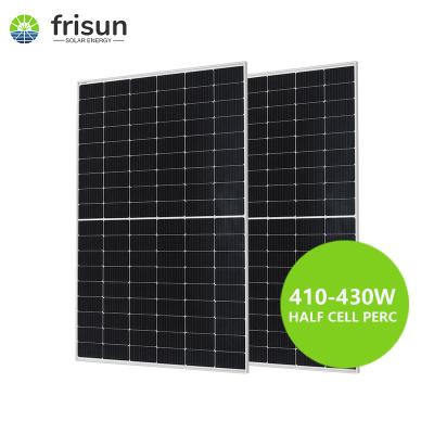 China Solar Power System Monocrystalline Half Cut Cell 182x91mm 410W 415W Solar Panel for House Use for sale