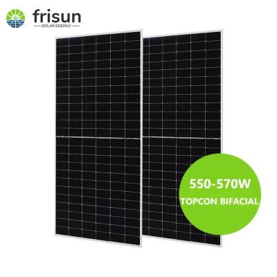 China High Efficiency 22% 550w 560w 570w Mono Black Frame Solar Power Storage Solar Power System Mono Solar Panels Price for sale